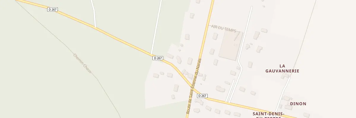 Plan du 1885 Rte de Saint Denis à Saint-Mars-la-Brière