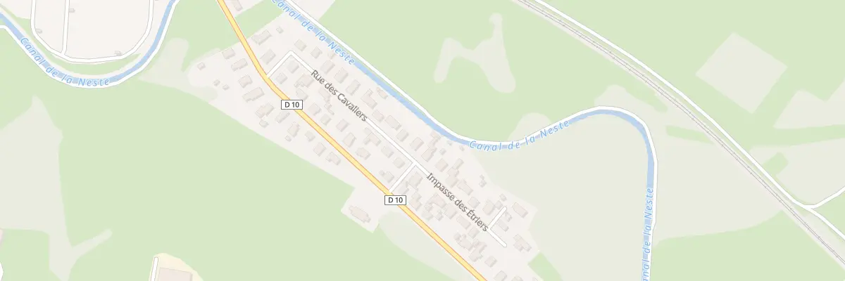 Plan du 241 Rue des Cavaliers à Lannemezan