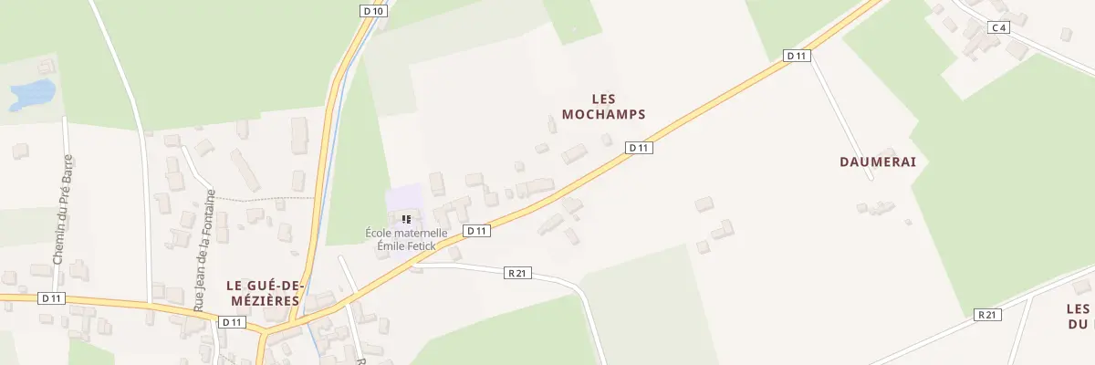 Plan du 4 Rte du Gue à Nogent-sur-Loir