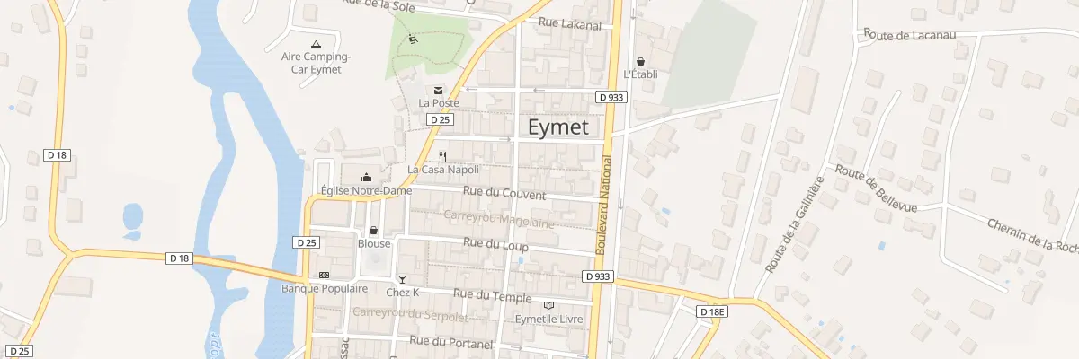 Plan du 34 Rue du Couvent à Eymet