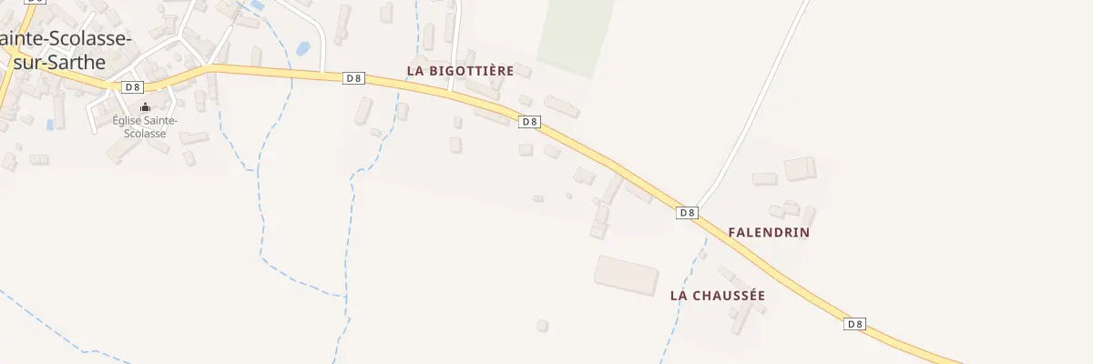 Plan du 20 Rue du Perche à Sainte-Scolasse-sur-Sarthe