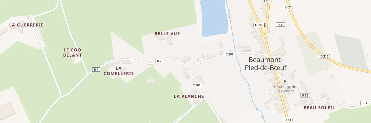 Plan du 8 Rte des Blancs à Beaumont-Pied-de-Bœuf
