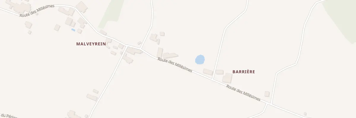 Plan du 40 Le Malveyrein à Pomport