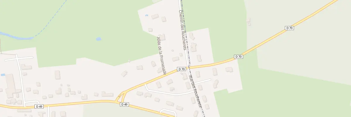 Plan du 1 All de la Promenade à Cléré-les-Pins