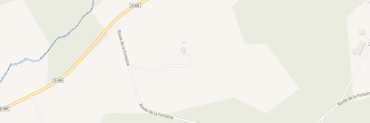 Plan du 135 Rte de la Fontaine de Bourdeil à La Rochebeaucourt-et-Argentine