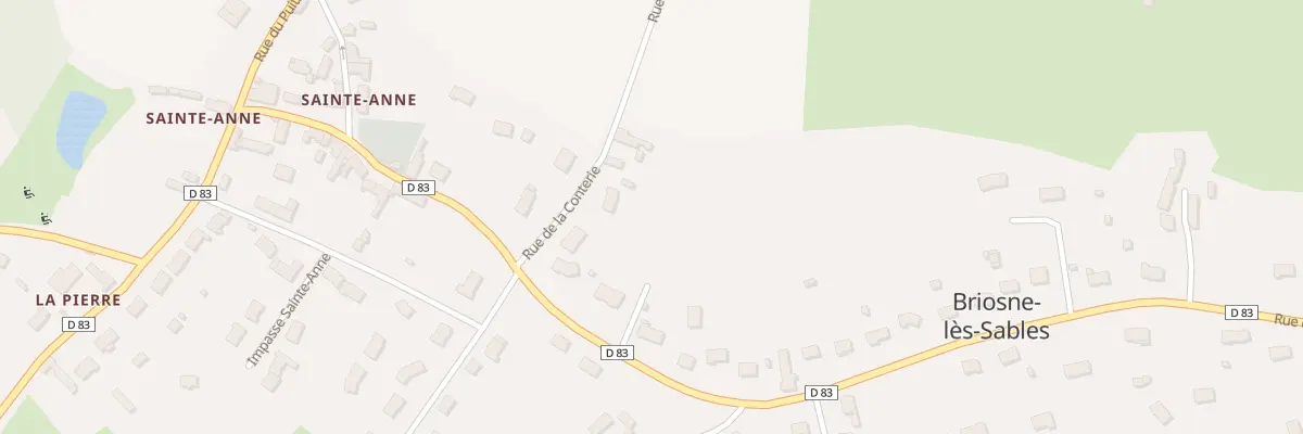 Plan du 6 Rue de la Conterie à Briosne-lès-Sables