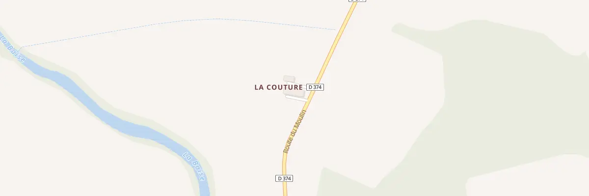 Plan du 5100 La Couture à Biran