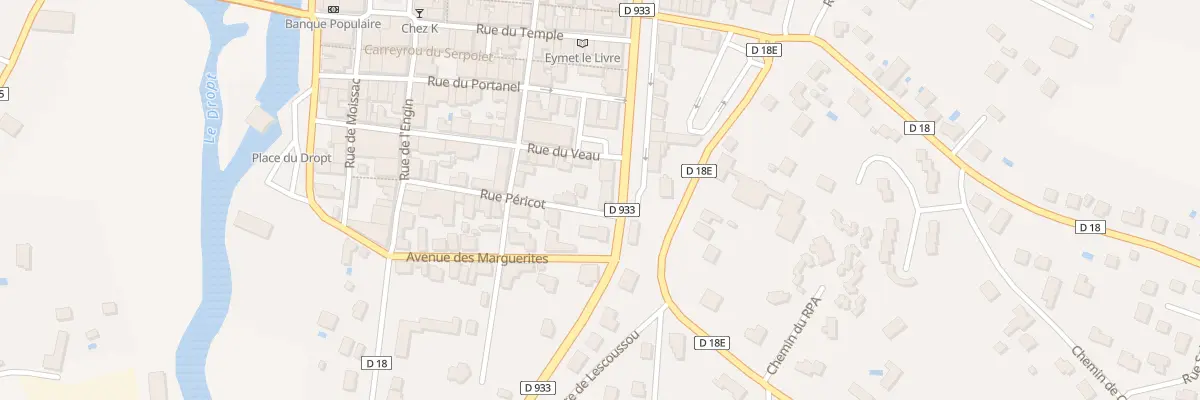 Plan du 5003 Bd National à Eymet