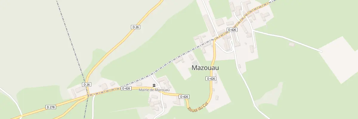Plan du 685 Rte des Arlets à Mazouau