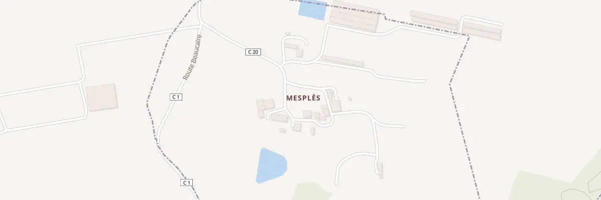 Plan du 297 Che de Mesplès à Castéra-Verduzan