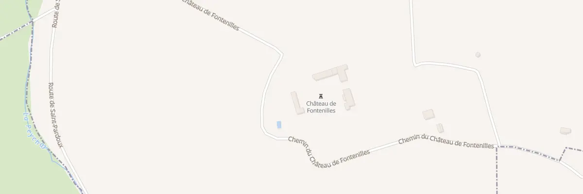 Plan du 105 Fontenilles à Saint-Méard-de-Drône