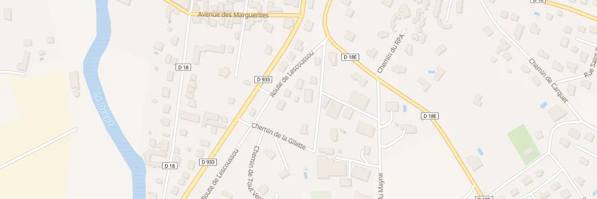 Plan du 5 Rte de Lescoussou à Eymet