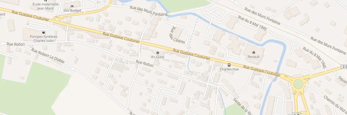 Plan du 150 Rue Gustave Couturier à Fécamp