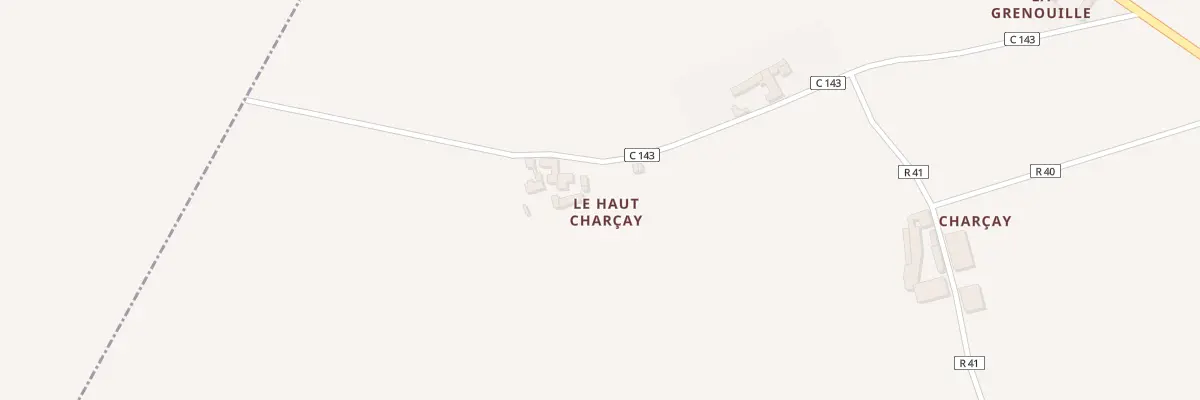 Plan du 1 Le Haut Charcay à Jaulnay
