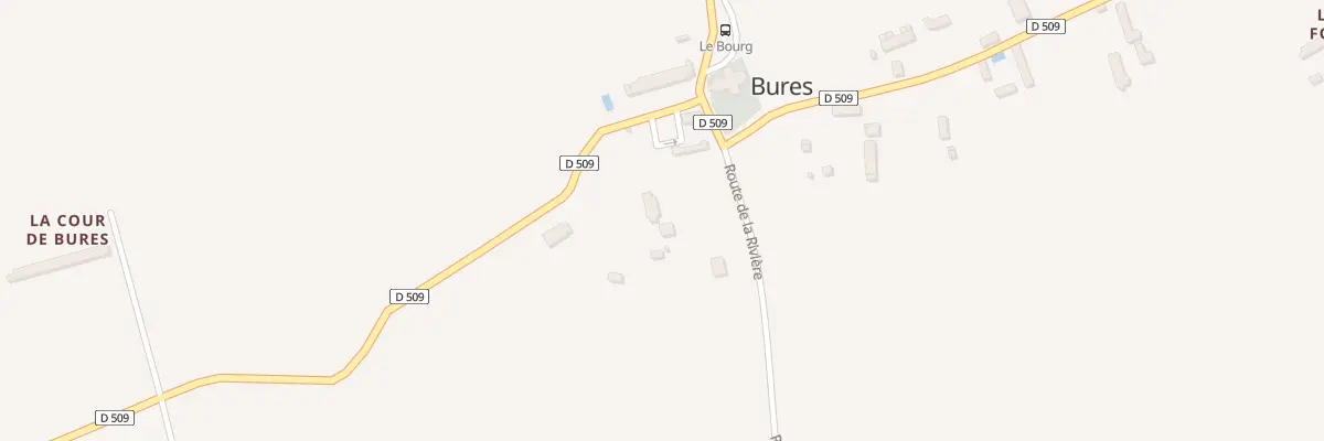 Plan du 28 Le Bourg à Bures