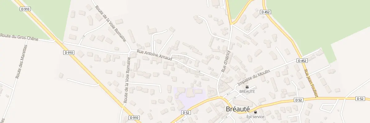 Plan du 12 Rue Antoine Arnaud à Bréauté