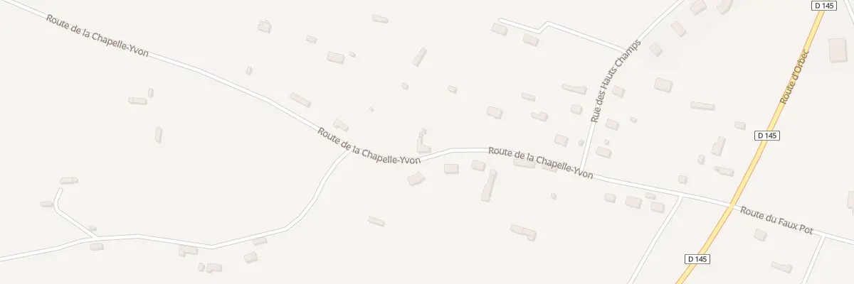 Plan du 12 Rte de la Chapelle-Yvon à Saint-Germain-la-Campagne