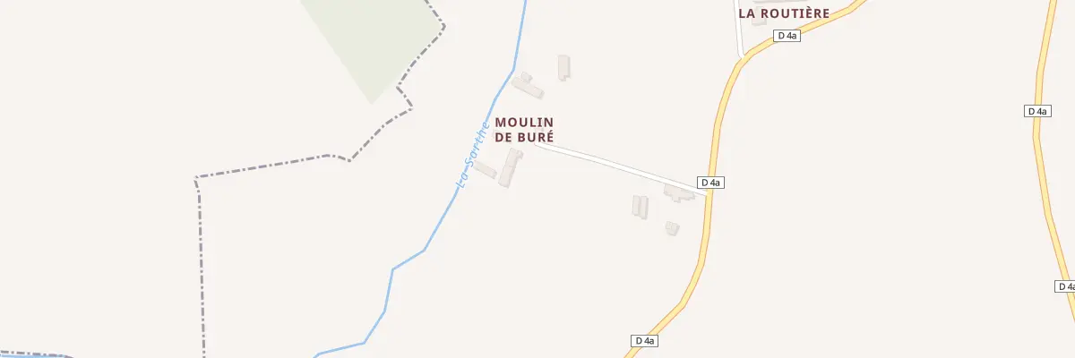 Plan du 1 Imp du Moulin à Buré