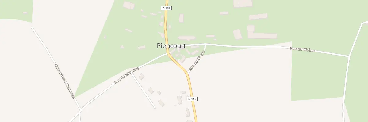 Plan du 14 Piencourt à Piencourt