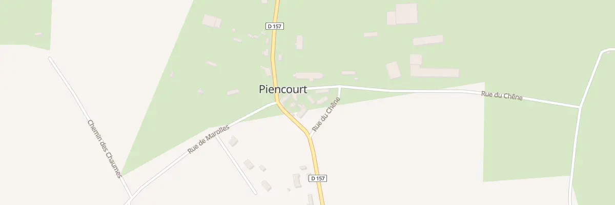 Plan du 5 Pl de l’Eglise à Piencourt