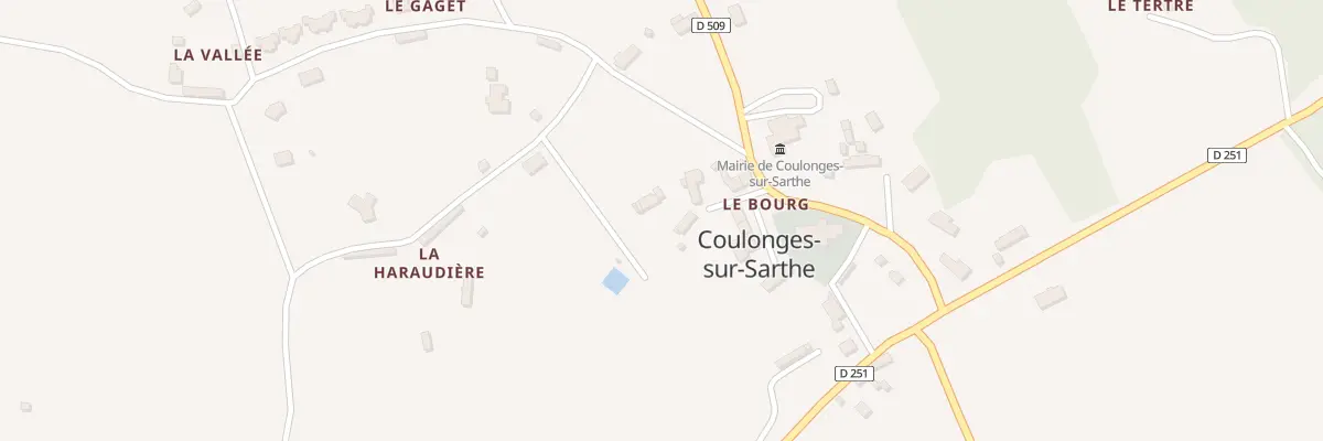 Plan du 16 Le Bourg à Coulonges-sur-Sarthe