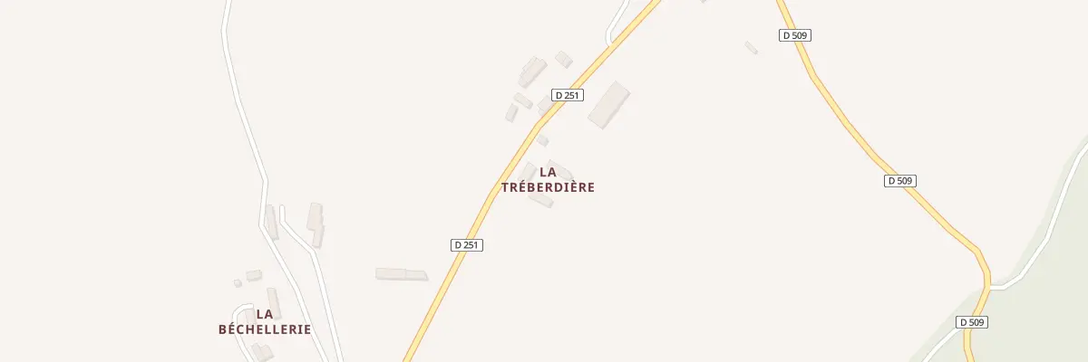 Plan du 53 La Tréberdière à Coulonges-sur-Sarthe