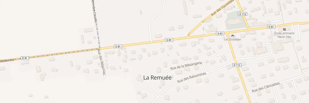 Plan du 14 Rue des Tilleuls à La Remuée