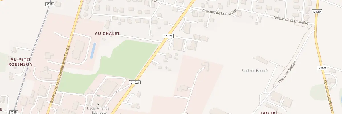 Plan du 21 Av Anciens Combt Afrique Nor à Mirande