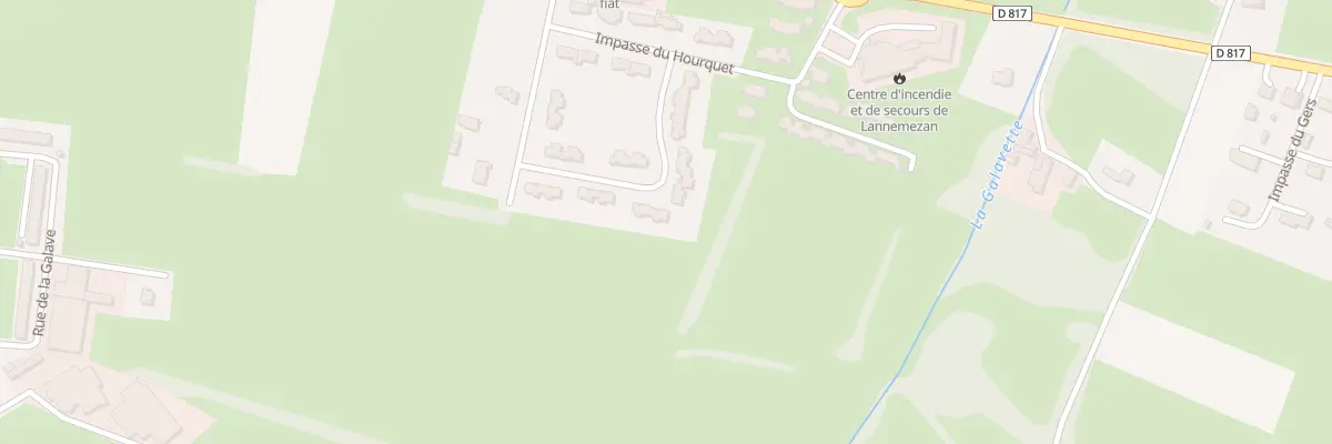 Plan du 282 Rue du Hourquet à Lannemezan