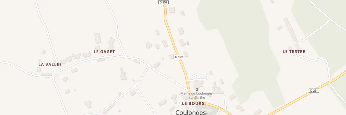 Plan du 64 La Grange de Dime à Coulonges-sur-Sarthe