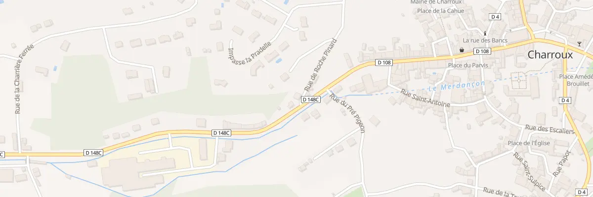 Plan du 6 Rte de Civray à Charroux