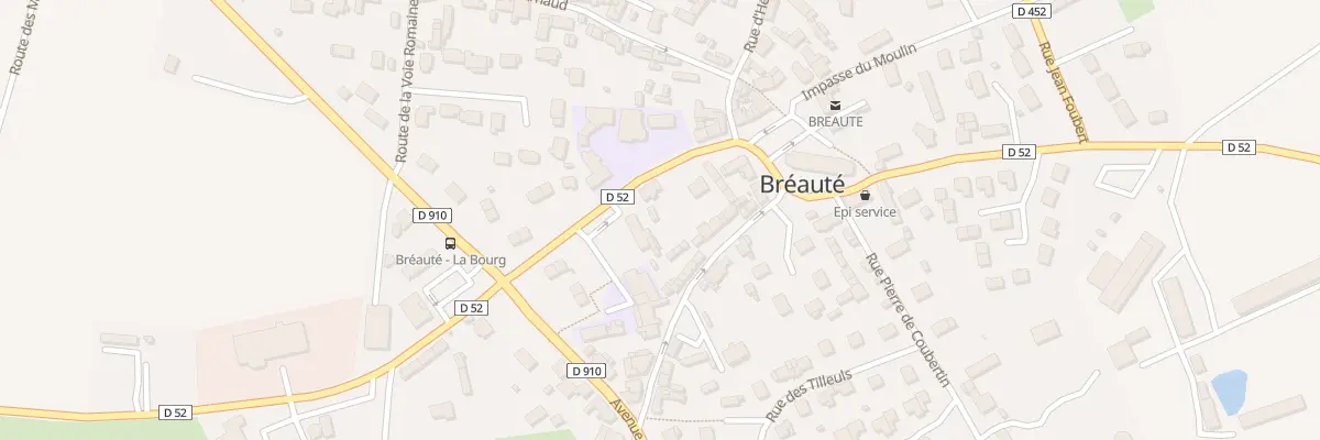 Plan du 3 Rue René Coty à Bréauté