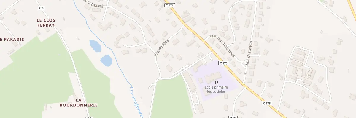 Plan du 7 Rue du Patis à Luceau