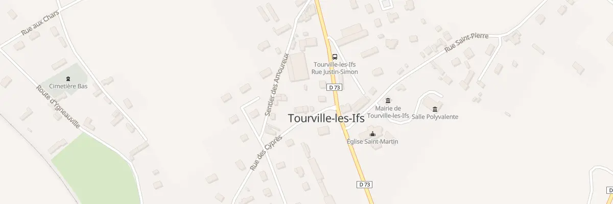 Plan du 1 Rue des Cypres à Tourville-les-Ifs