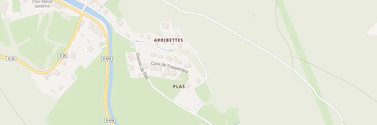 Plan du 4 Imp des Arribettes à Bordères-Louron