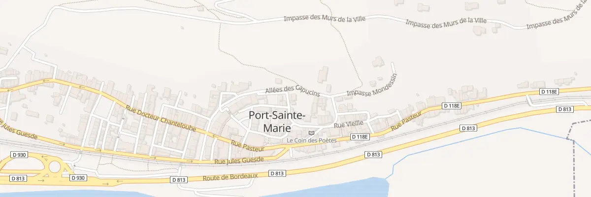 Plan du 13 All des Capucins à Port-Sainte-Marie
