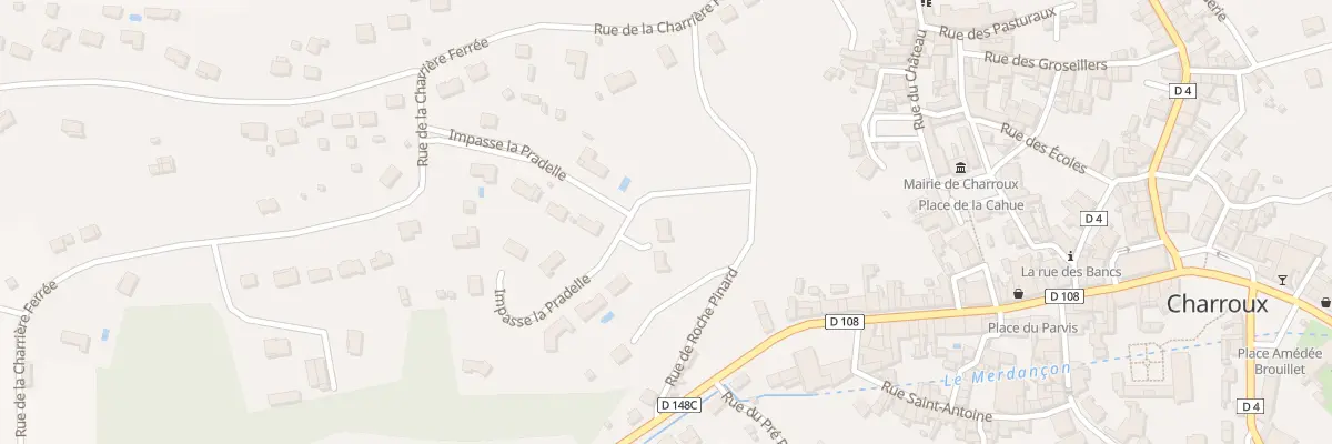 Plan du 5 Imp La Pradelle à Charroux