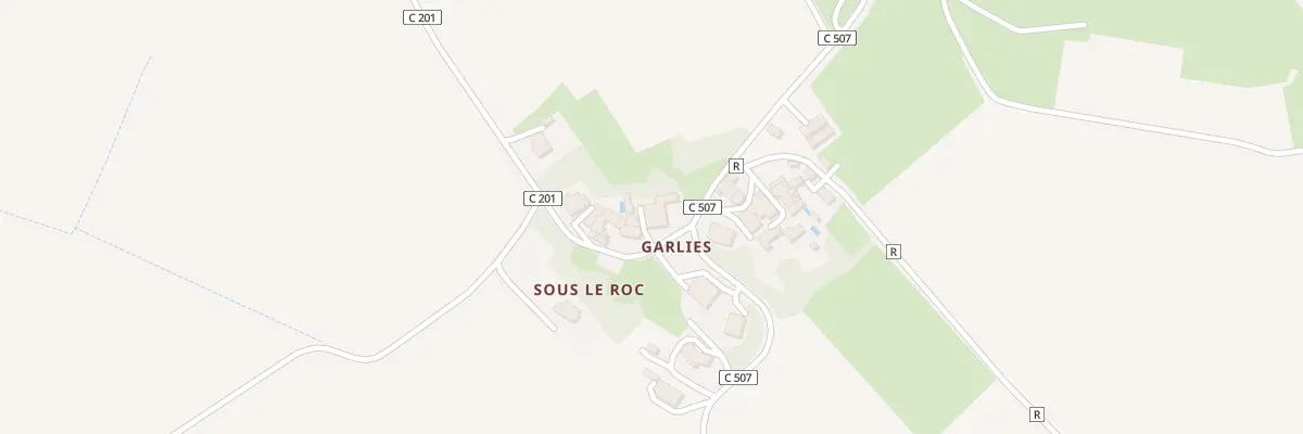 Plan du 34 Rte de Puy Fort Éguille à Fieux