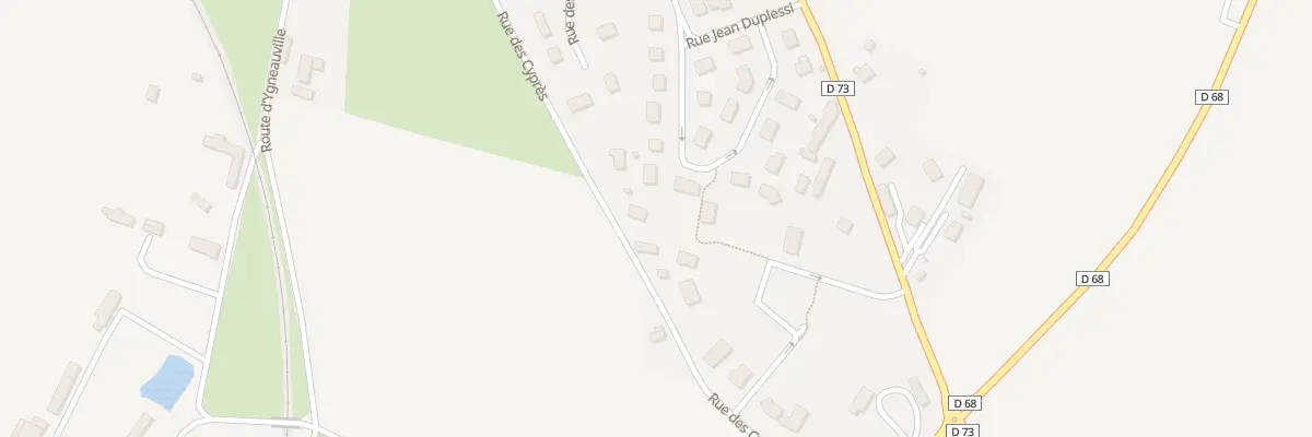 Plan du 414 Rue des Cypres à Tourville-les-Ifs