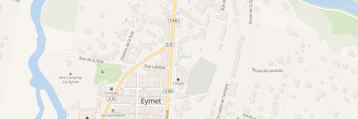 Plan du 11 Bd National à Eymet