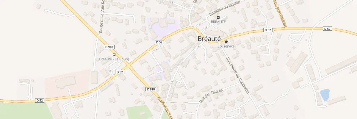 Plan du 18 Rue Jean-baptiste Delambre à Bréauté