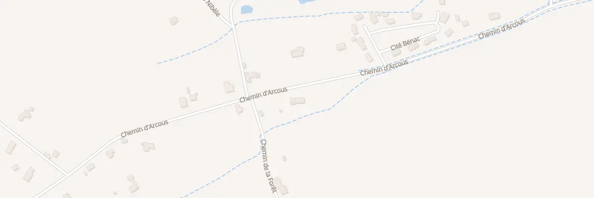 Plan du 5514 Au Village à Berdoues