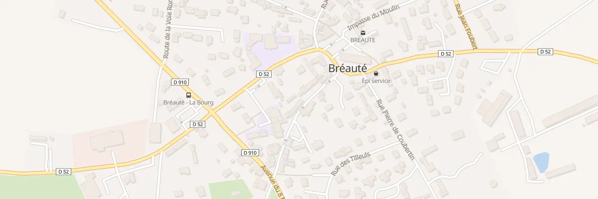 Plan du 16 Rue Jean-baptiste Delambre à Bréauté