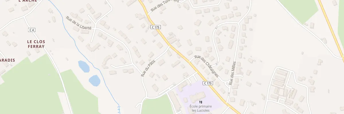 Plan du 1 Rue du Patis à Luceau