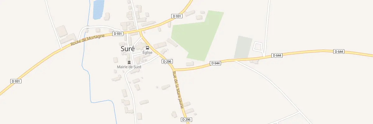 Plan du 5027 Rte de Clinchamp à Suré