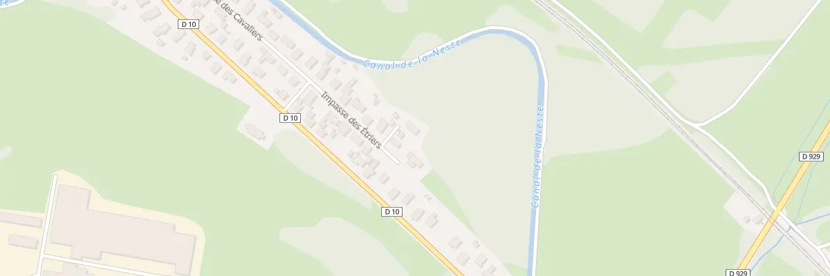 Plan du 127 Imp des Etriers à Lannemezan