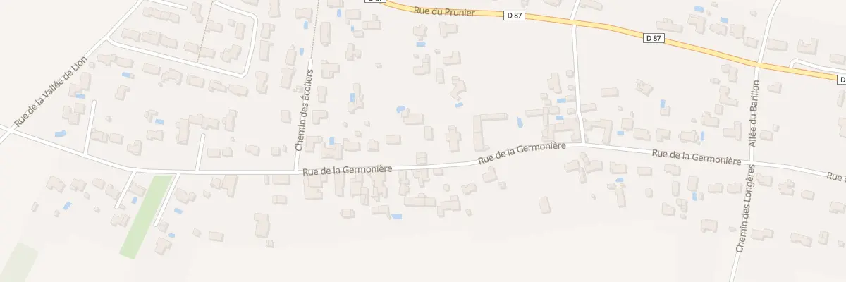 Plan du 34 Rue de la Germonière à Montamisé