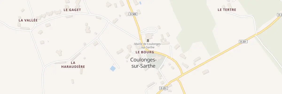 Plan du 18 Le Bourg à Coulonges-sur-Sarthe