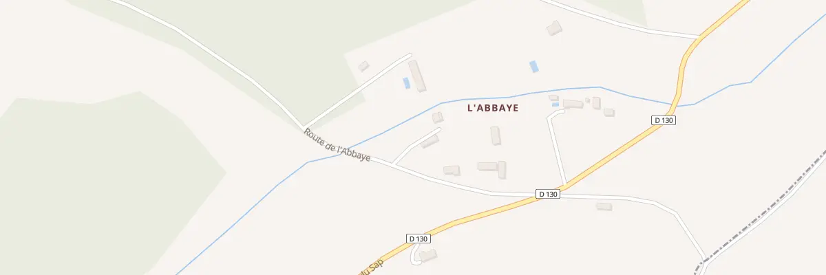 Plan du 1085 Rte de l’Abbaye à La Vespière-Friardel