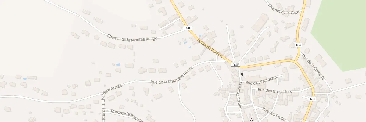 Plan du 4 Rue de la Charrière Ferrée à Charroux